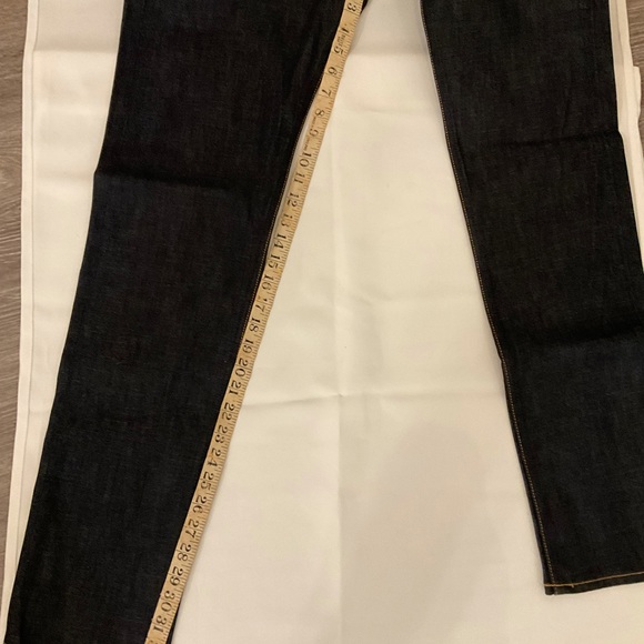 RAG AND BONE NWOT JEANS SZ 31  Style #M1223C401 Fit 2. Slim Raw Denim - Picture 9 of 13